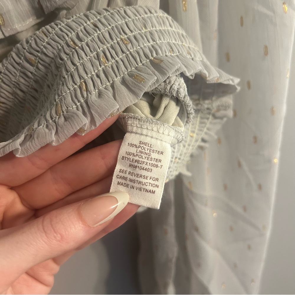By The River Shimmering Blouse - Moon River - Anthropologie - Picture 8 of 8